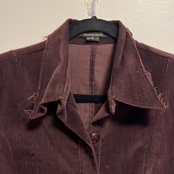 Rachel Mara Brown Corduroy Blazer - Picture 2 of 4